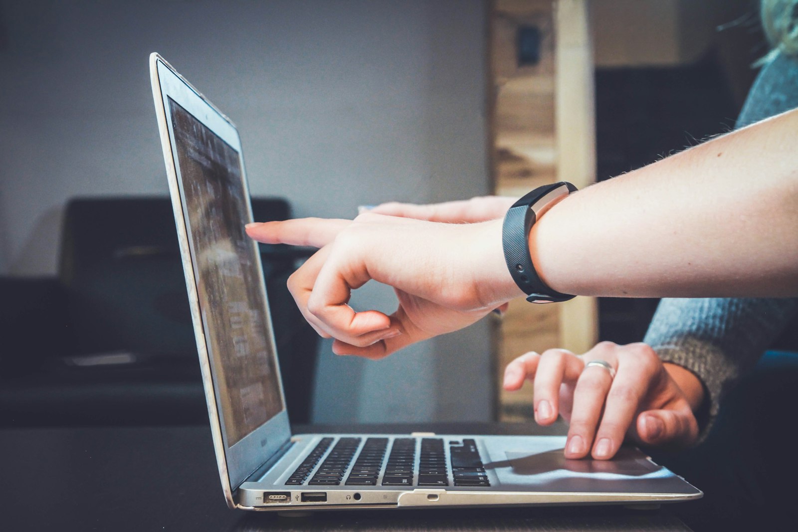 Social media manager planning content across channels